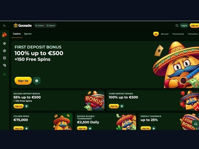 Registrierung bei Casinacho Casino (Nacho Casino) per Smartphone: Konto anlegen, App einrichten und vollständig mobil starten